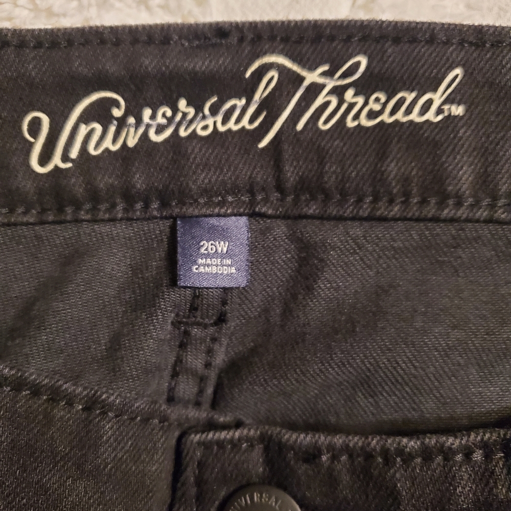 NWT Universal Thread Curvy Kick Boot Crop Jeans Plus 26W - Picture 4 of 5